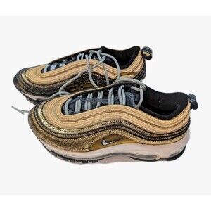 Nike Air Max 97 Golden Gals Women Size 6 Shoes Sneakers DO5881-700 Gold Black